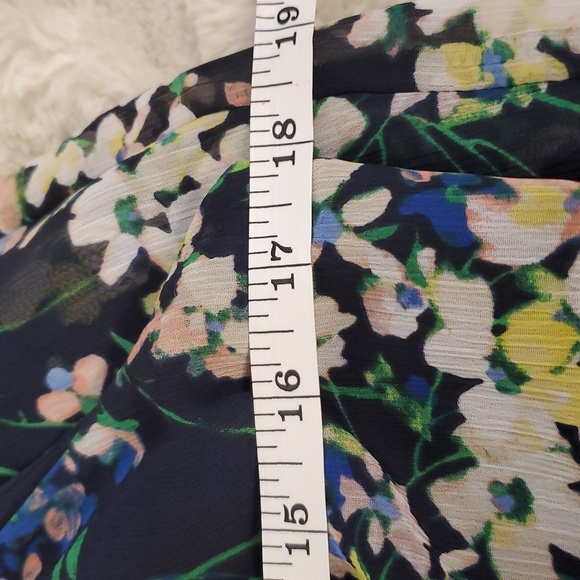 Tommy Hilfiger Navy Blue Floral Halter Dress With Belt 6 - Picture 11 of 13